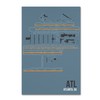 Trademark Fine Art 08 Left 'ATL Airport Layout' Canvas Art, 30x47 ALI14870-C3047GG